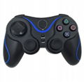 PS3 wireless 2.4G game controller PC P3dual vibration handle with receiver