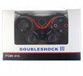 PS3 wireless 2.4G game controller PC P3dual vibration handle with receiver