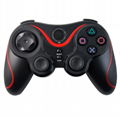 PS3 wireless 2.4G game controller PC P3dual vibration handle with receiver