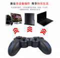 PS3 wireless 2.4G game controller PC P3dual vibration handle with receiver