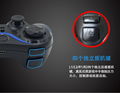 PS3 wireless 2.4G game controller PC P3dual vibration handle with receiver