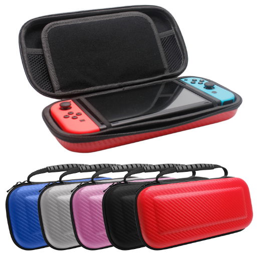 nintendo switch Carbon fiber texture with septum hard pack Host handle bag