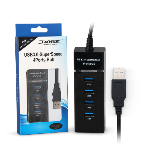 USB 3.0 HUB Super Speed External 7 Port USB Splitter with Micro USB Interface 5