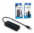 USB 3.0 HUB Super Speed External 7 Port USB Splitter with Micro USB Interface