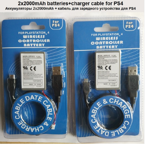 USB Charger Cable for PS4 PlayStatoin4 Rechargeable Batteries Sony Gamepad