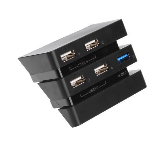 5 Ports USB Hub 3.0 for PS4 Pro Console For Playstation 4 hub gaming accessory 2