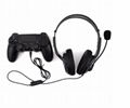 Wired Gaming Headset Earphones Headphones Mic Stereo Supper Bass for Sony PS4 5