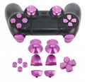 New  Thumbstick Grip with L2 R2 Extended Trigger Button Kit For PS4 Controller