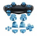 New  Thumbstick Grip with L2 R2 Extended Trigger Button Kit For PS4 Controller