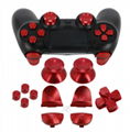 New  Thumbstick Grip with L2 R2 Extended Trigger Button Kit For PS4 Controller