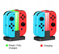 for NS Joy-Con Controller Charging Dock Joystick Charger Stand Dual LED Charger