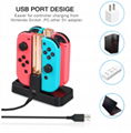 Newest 4 in 1 Charging Stand For Nintendo Switch Joy Controller charger station