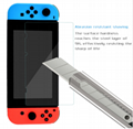 現貨Nintendo Switch鋼化膜套裝NS防塵塞套裝 Switch藍光高清膜 4