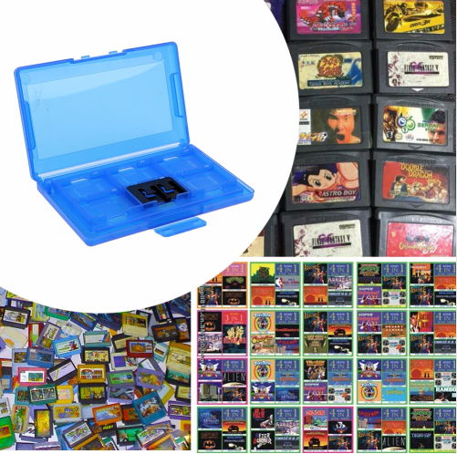 Slots Plastic Game Cards CaseVideo Game CardsStorage Box Multi Protective case