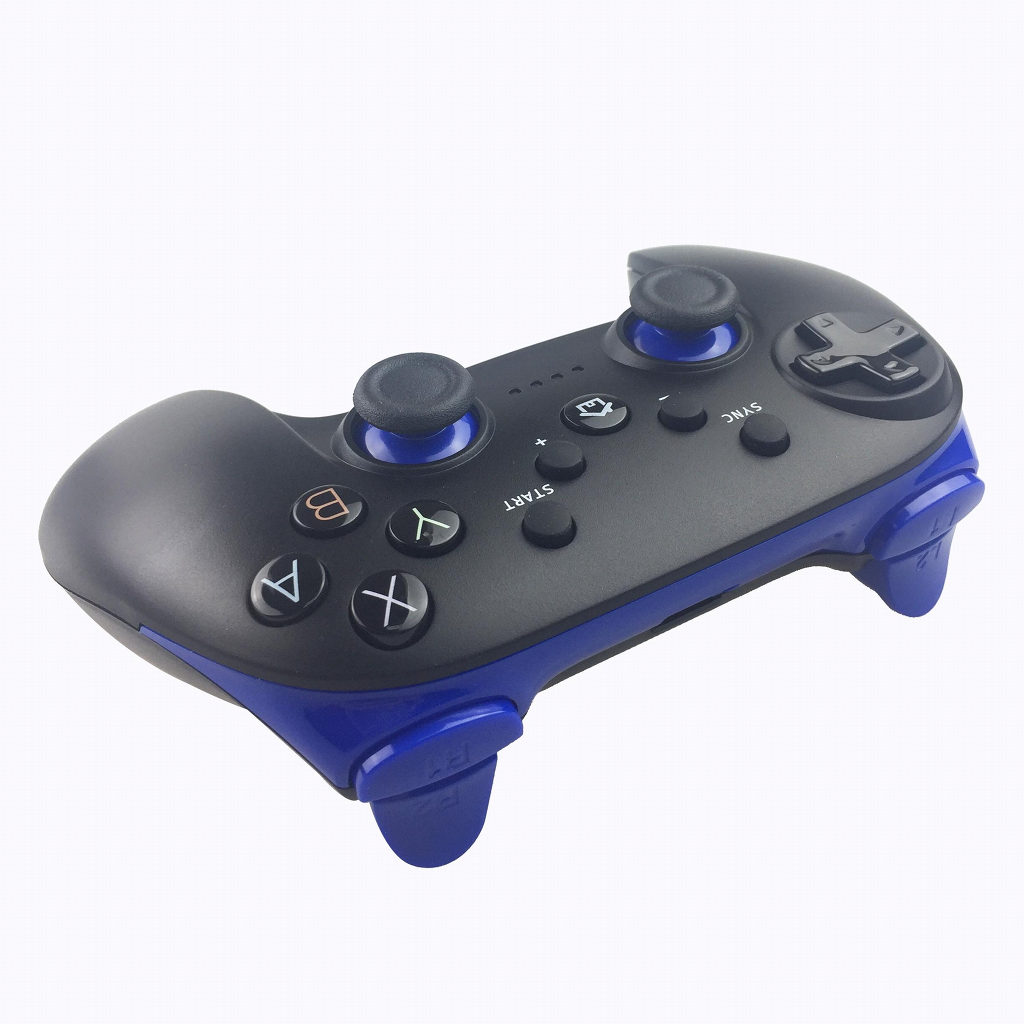 跨境  经典wiiu手柄 加强版游戏手柄wiiu牛角游戏手柄无线蓝牙 7