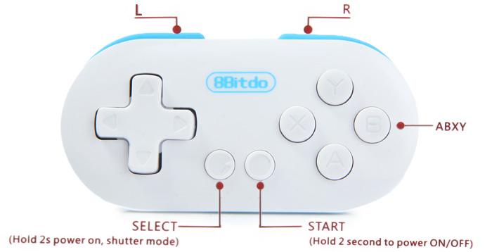 8bitdo Zero Mini Wireless Bluetooth V2 1 Game Controller Gamepad Joystick Selfie 8bitdo Fc Zero Oem China Manufacturer Video Games