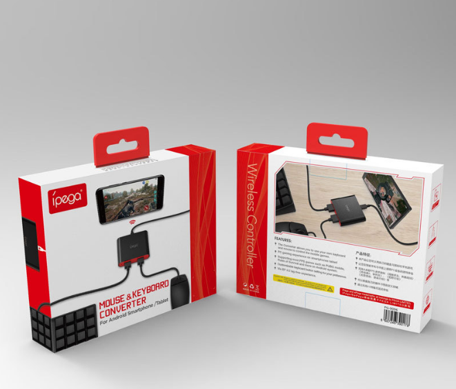 Ipega PG-9096 USB Bluetooth Keyboard-Mouse Converter for Smartphone/Tablet 3