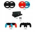 Steering Wheel Charging Dock Handle Grips for Nintend Switch Joy-Con NS 1