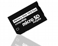 PSP Memory Stick Single Card Holder Micro SDTF Card to MS Adapter MS Adapter