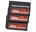 PSP2000 3000 game memory card MS memory stick 8GB 16G 32G Memory Stick Mark2 20