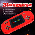 Leather pattern retro game mini handheld classic nostalgic mini game console 268 2