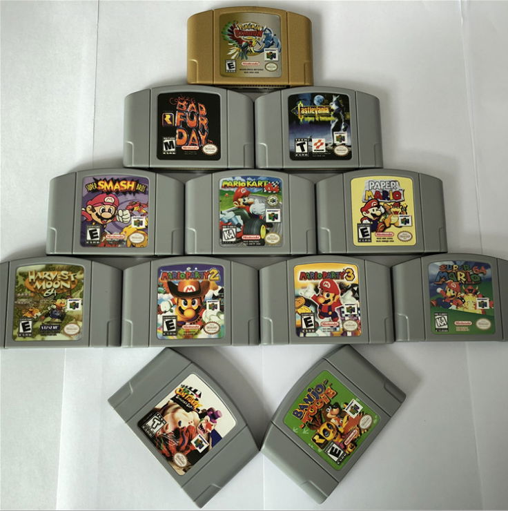 N64 game card full range of stock Nintendo game production factory direct supply