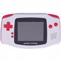 New mini GB 300 FC red and white machine game console support double handle