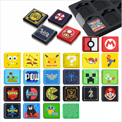 Factory OEMPattern Game Card Case Storage Box for Nintendo Switch Accessories 