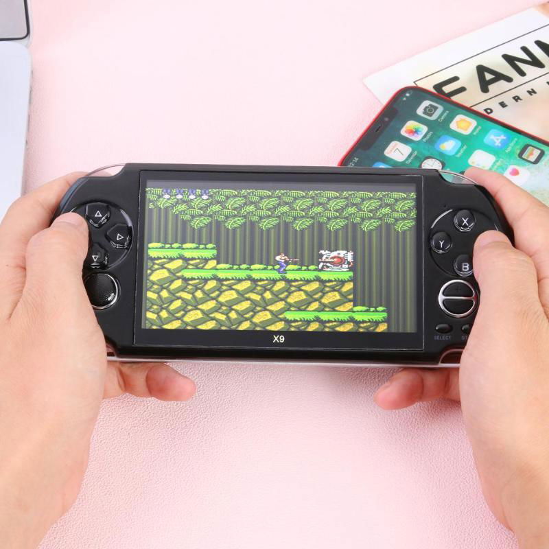 X9 5 inch Retro Video Game Handheld Console Player Built-in 3000 Classic Games 2