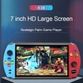 X19 Retro Handheld Game Player 8GB 16GB 7.0" LCD Color Screen Video Game Console