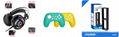 X7 Plus 5.1inch Video Game Console Rocker Player Portable Retro Console for Kids 17