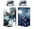  Xbox Series 數字版主機遊戲機全身貼紙 PS5光驅版貼膜保護貼手柄貼紙
