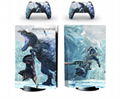  Xbox Series 數字版主機遊戲機全身貼紙 PS5光驅版貼膜保護貼手柄貼紙