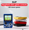 Cheap sup portable handheld mini game console retro two players 400 in one  3