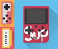 Hot Handheld Game Retro SUP Gaming Box 2 Players 400 in 1 Classic Game Console 9