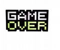Game Over light 7 Color RGB Game Room Lighting for Playstation Xbox Nintendo