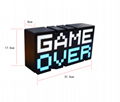 Game Over light 7 Color RGB Game Room Lighting for Playstation Xbox Nintendo