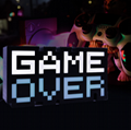 Game Over/ps5主机发光底座酷炫渐变色七彩充电座充 6