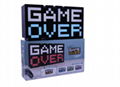 Game Over light 7 Color RGB Game Room Lighting for Playstation Xbox Nintendo 2