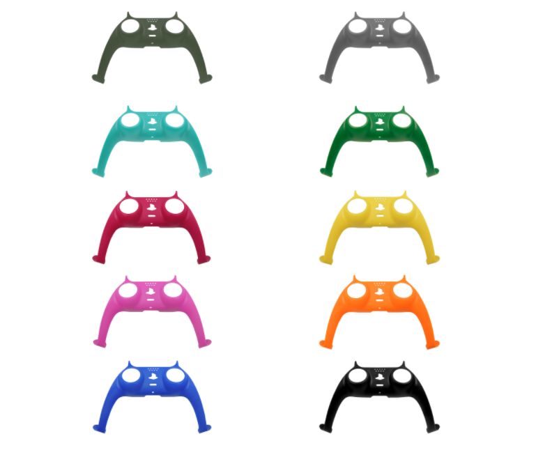 PS5游戏机手柄装饰条 PS5无线手柄保护壳 P5手柄彩条+帽子10色 2