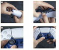 PS5游戏机手柄装饰条 PS5无线手柄保护壳 P5手柄彩条+帽子10色 16