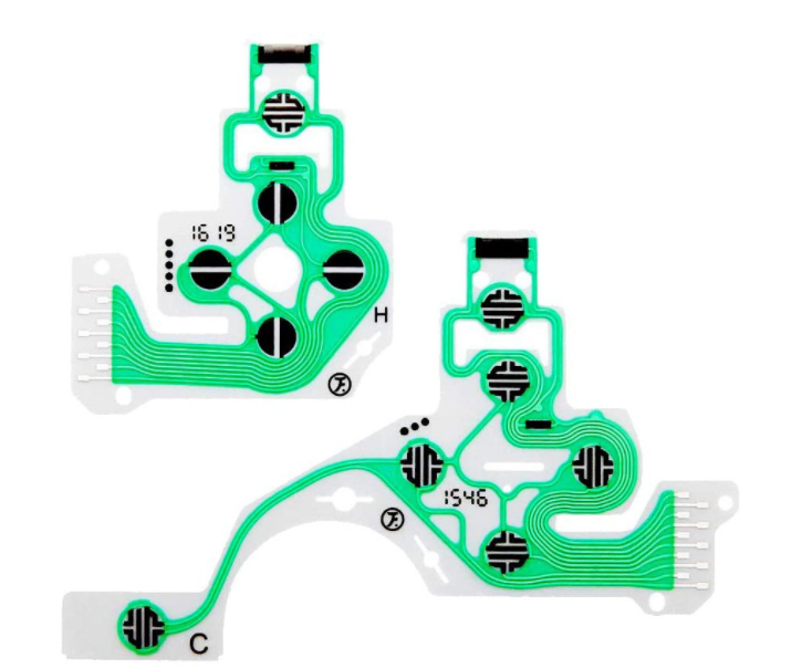 PS5手柄原裝導電膜 LR十字功能鍵排線 碳膜 PS5綠膜 新款維修配件 9