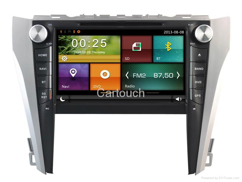 Cartouch® Car DVD GPS for Toyota Camry 2015 iPod BT TPMS Radio RDS CT-9033