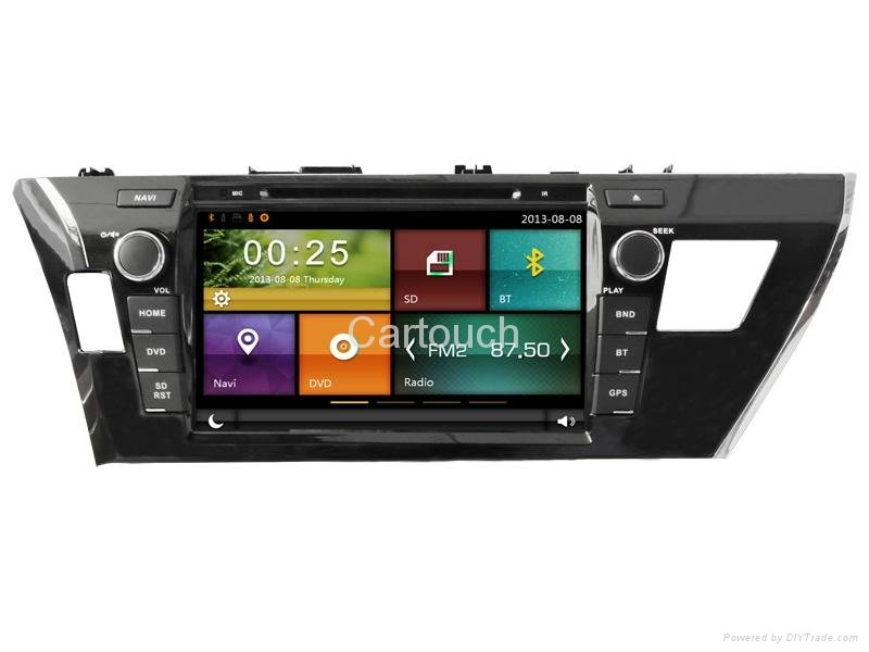 Cartouch® Car DVD GPS Navigation for Toyota Corolla Radio iPod Bluetooth Audio