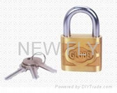 Globe Brand Pressing Brass Padlock 