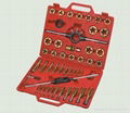 45pcs alloy steel Titanium coating tap and die set 1