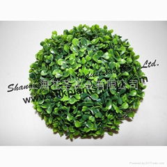 artificial boxwood ball and mat