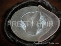 high quality virgin human hair men's toupee