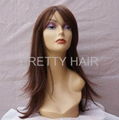 human hair front lace wig