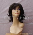 human hair front lace wig